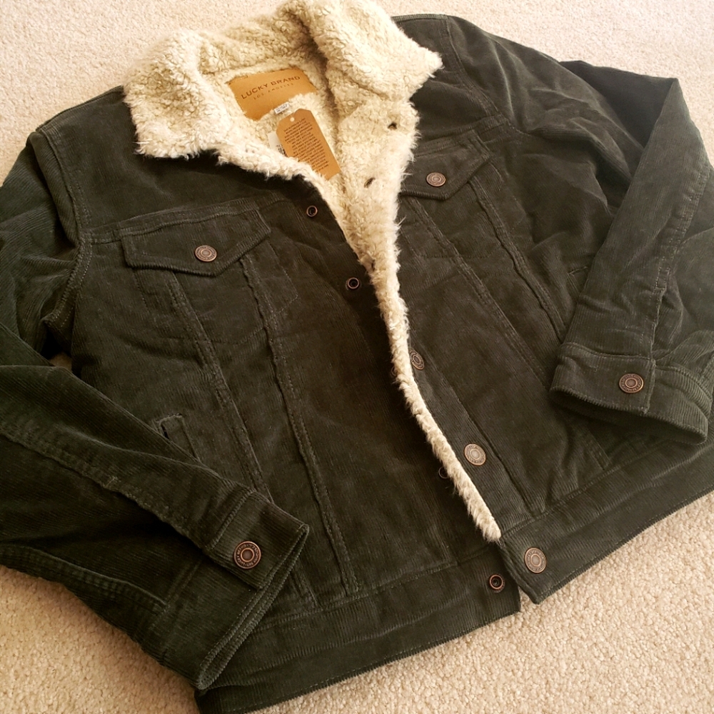 Lucky Brand Tomboy Trucker Sherpa Jacket